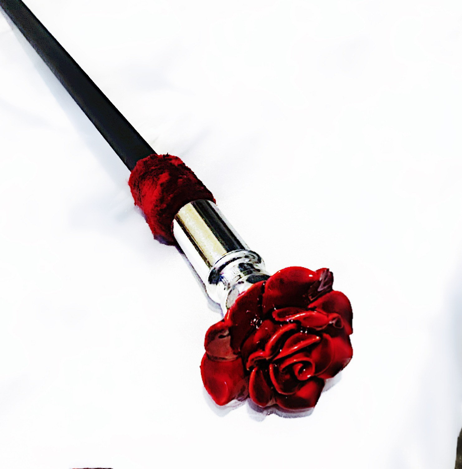 BDSM  Ltd Edition Cane Rose Collection Discipline Spanking-  Flogger