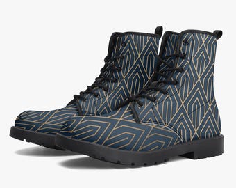 Kundenspezifische Stiefel für Frauen und Männer Leichtes, umweltbewusstes Veganes Leder für alle vier Jahreszeiten