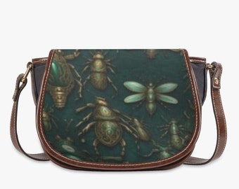 Bugs Vegan leatherSaddle Bag by Simple Discipline