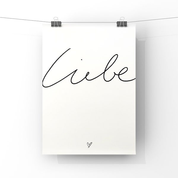 Poster "Liebe"