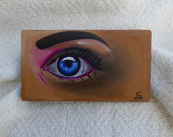 Eye painting, eye decoration, eye of Paris