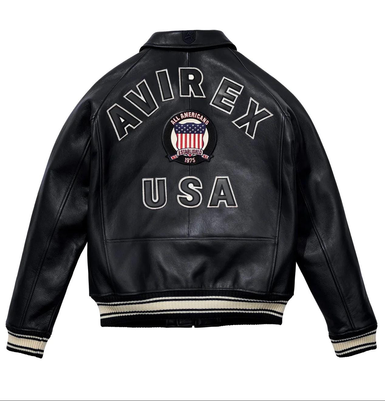 Handmade Faux Leather Varsity Bomber Jacket: USA Heritage Patch - Etsy