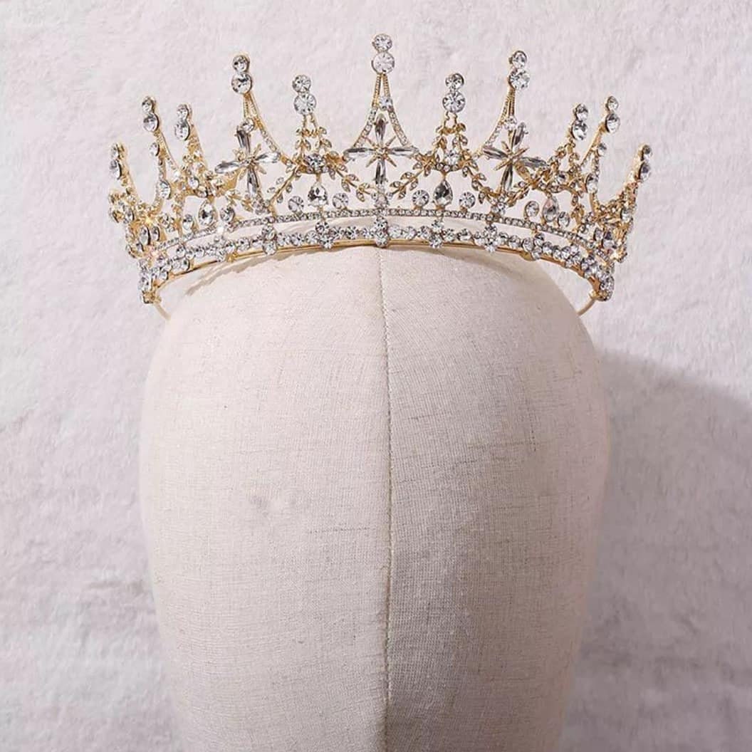 Zirkon Brautkrone Für Hochzeiten - Elegant & Glitzernd, Perfekt Für Den Großen Tag