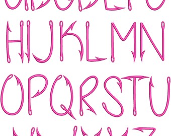 Fishing Font Svg Etsy