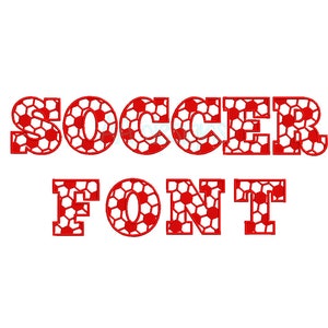Soccer embroidery digital font. Machine embroidery font. Soccer font. Ball font for embroidery. 3 sizes.