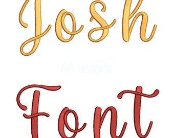 Joseph 3D embroidery font. 3D puff foam for machine embroidery letters. 3D puff embroidery alphabet. BX format.