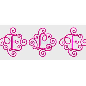Elegant Scroll embroidery digital font. Embroidery font. Digital font. Machine font. BX format included