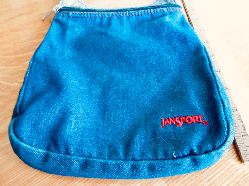 Vintage Jansport Denim Crossbody Bag