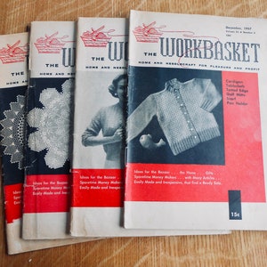 Vintage 1957 Workbasket Magazines