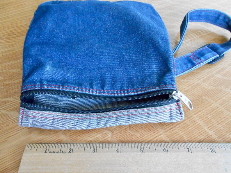 Vintage Jansport Denim Crossbody Bag