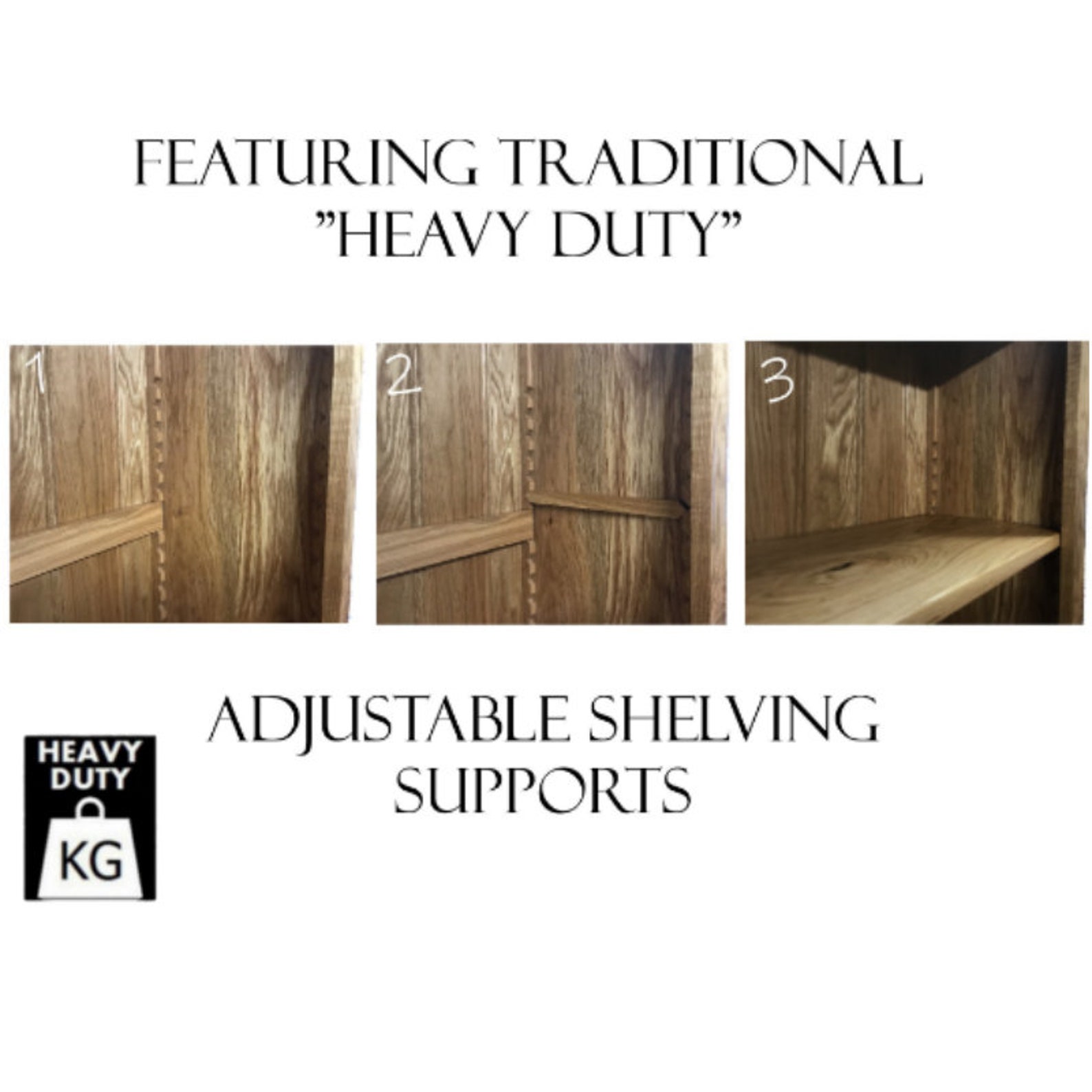 Tall Solid Wood Bookcase 7ft X 5ft Adjustable Display Etsy UK