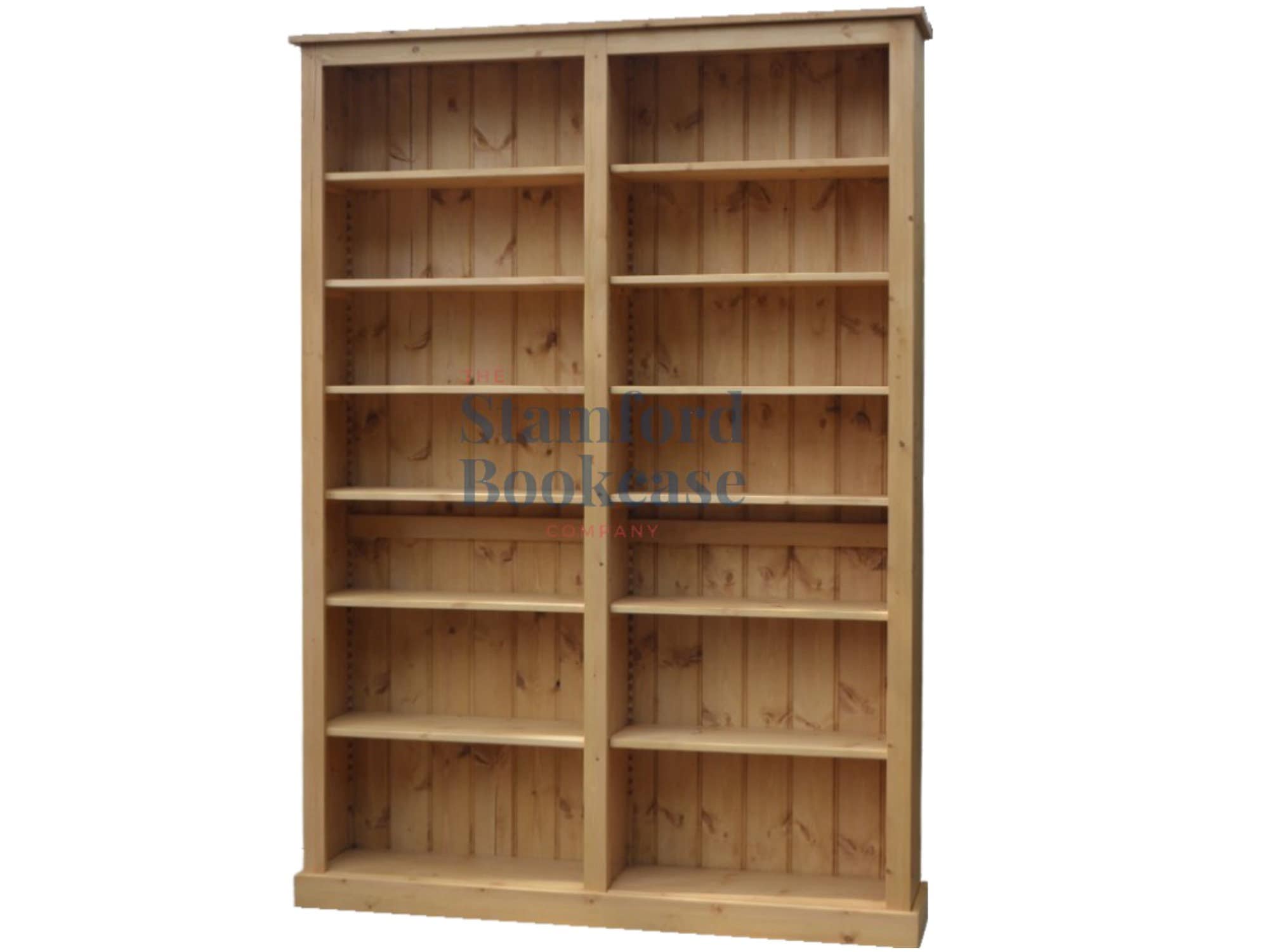 Tall Solid Wood Bookcase 7ft X 5ft Adjustable Display Etsy UK