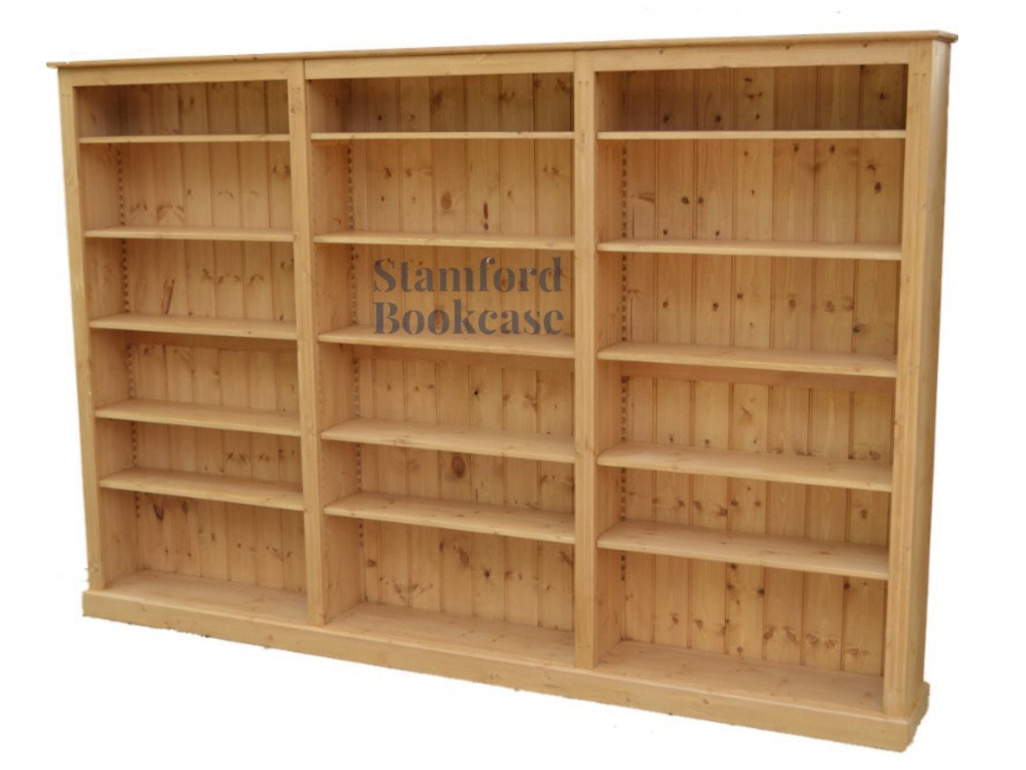 Solid Wood, 6ft X 9ft Adjustable Display Shelving Unit
