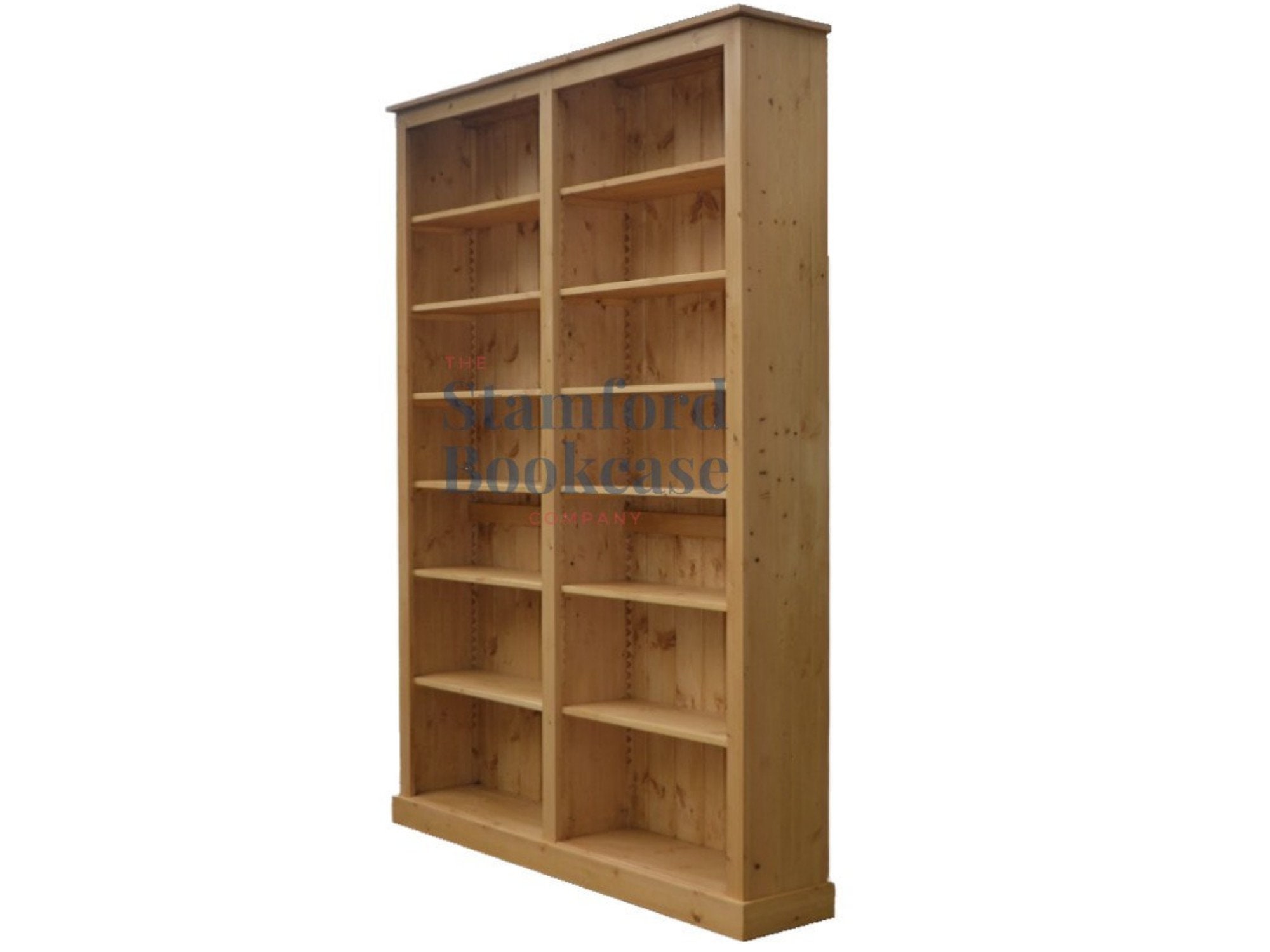 Tall Solid Wood Bookcase 7ft X 5ft Adjustable Display Etsy