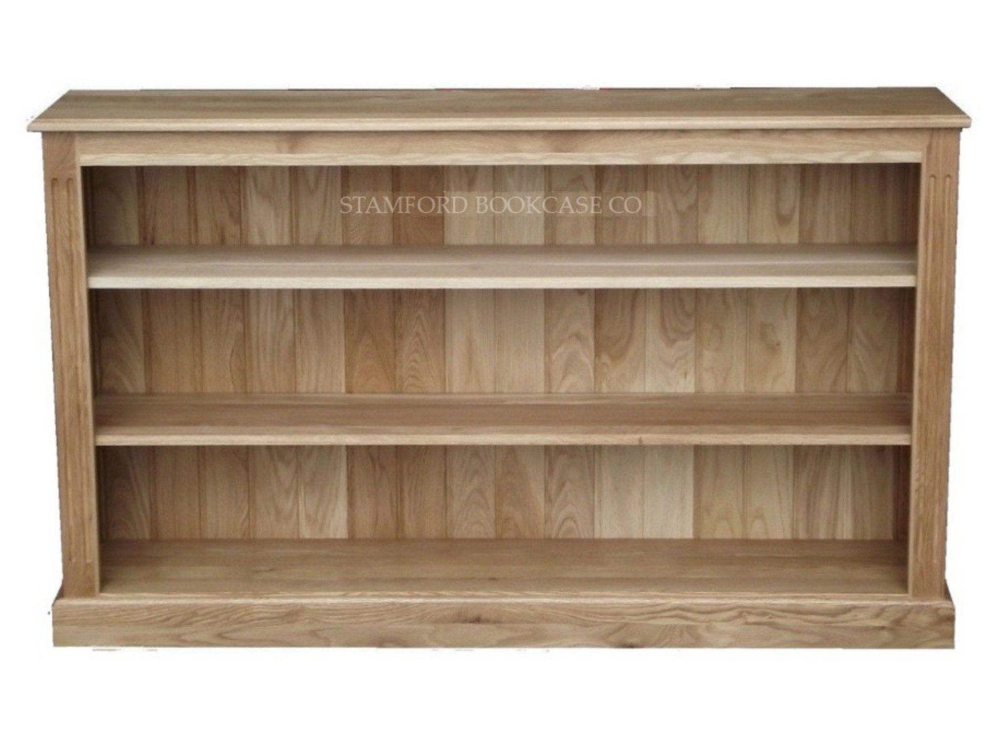 Genuine 100 Solid Oak 3ft x 5ft Low Bookcase Adjustable Etsy