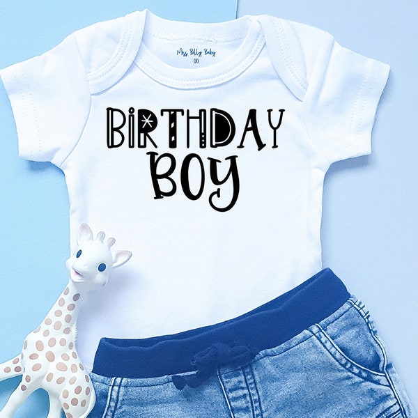 Birthday Boy Outfit | Birthday T-Shirt for Boys | Cute Birthday Boy Onesie