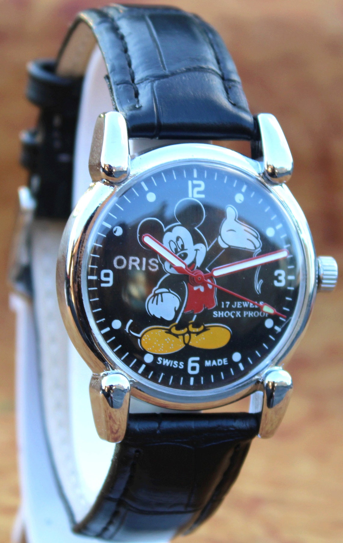 oris mickey mouse watch