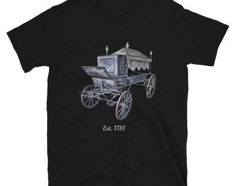 Gothic vintage hearse Tee shirt