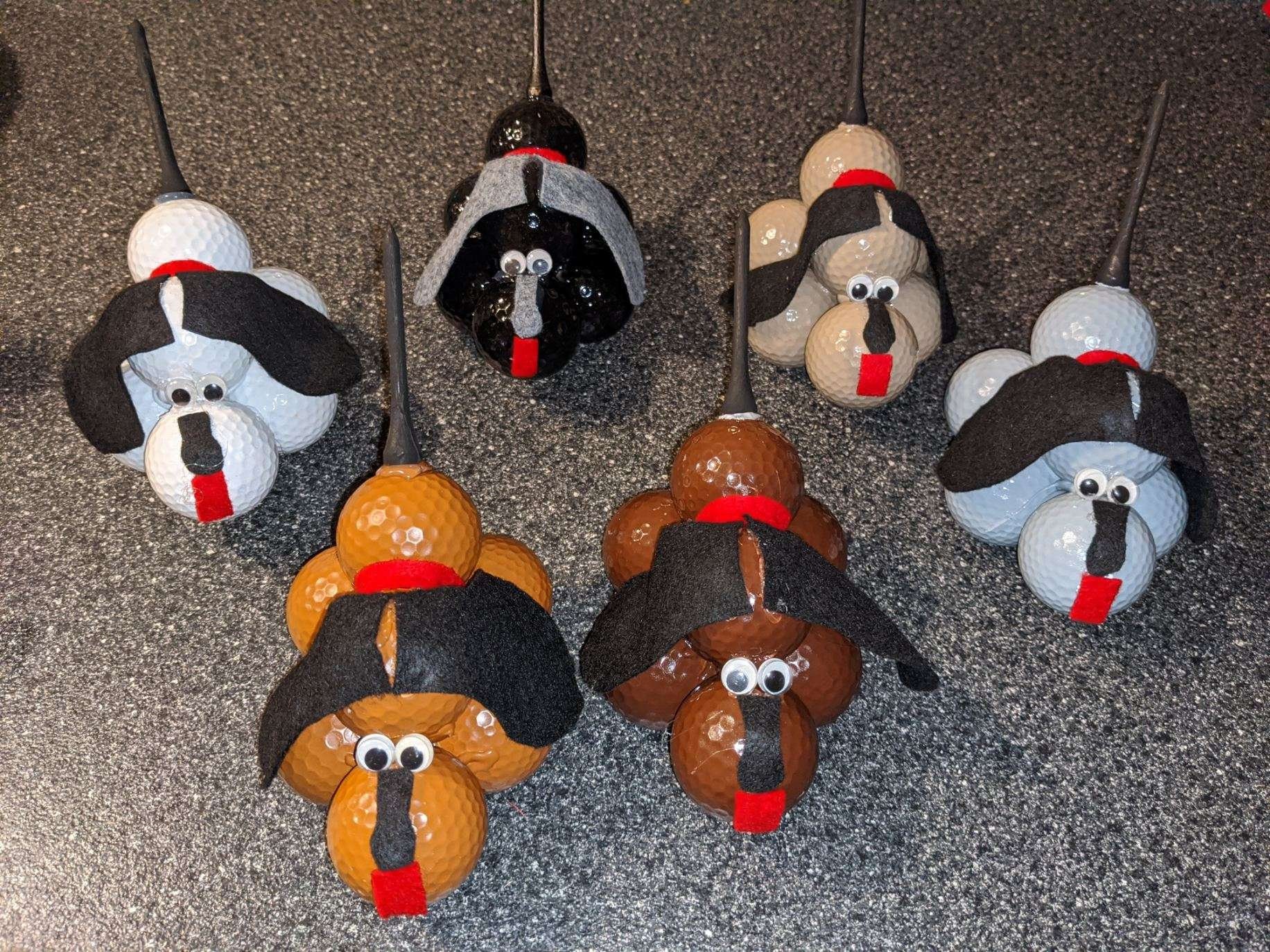 Golf Ball Dogs Etsy