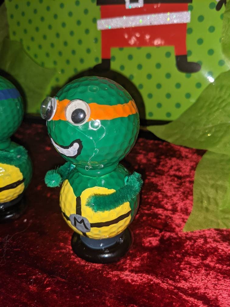 Ninja Turtles Golf Ball Characters Etsy Australia