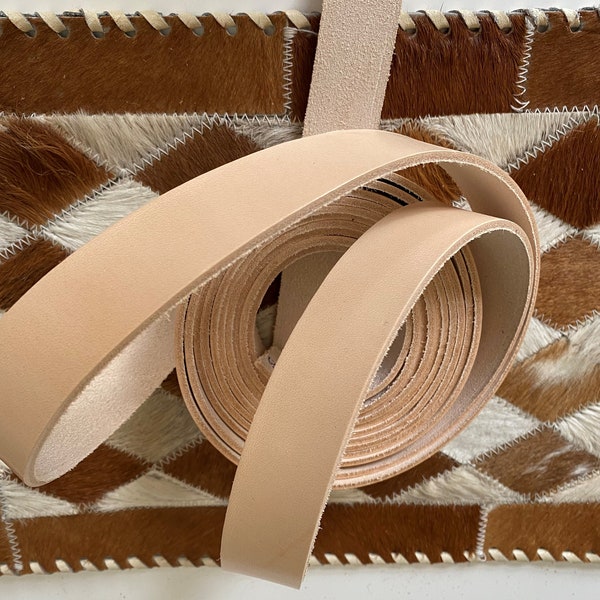 Leather straps bare leather belt straps leather shield circumference dog leash 60-210 cm width between 2 - 7 cm natural vegetable tanned suitable e.g. hallmark