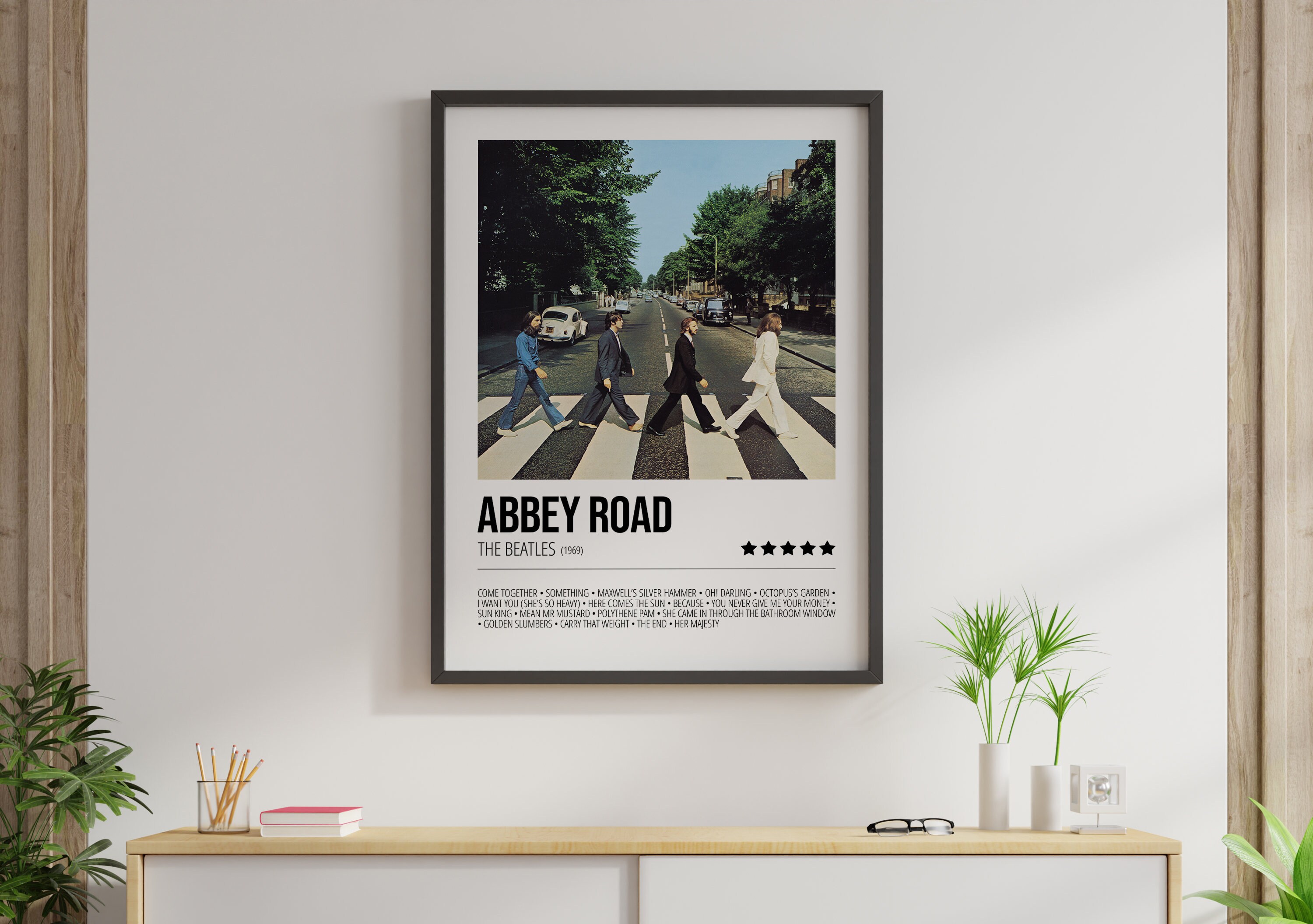 Abbey Road the Beatles Poster Album Cover Poster the Beatles Music ...