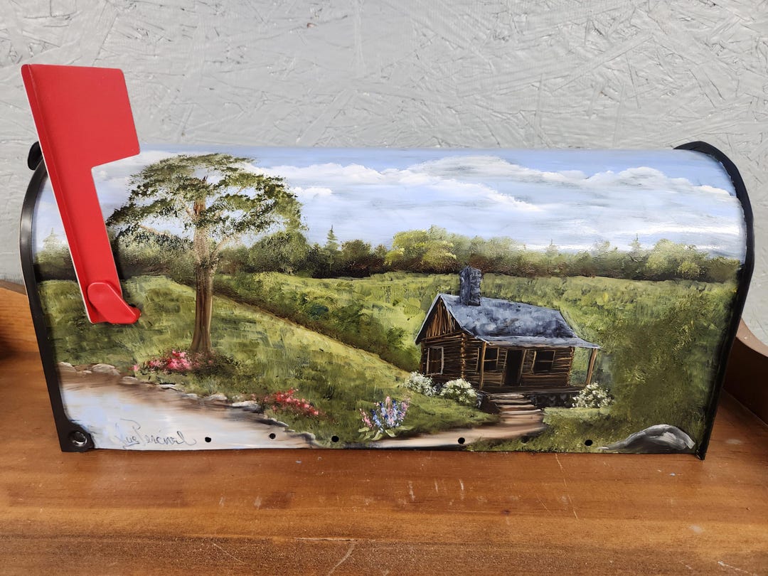 Hand Painted Mailbox - Etsy