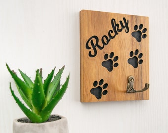 Hundeleinenhalter, Hundeleine Haken, Wandleine Halter, personalisierter Leinenhalter, Hunde Organizer, Hundeleinen Aufbewahrung