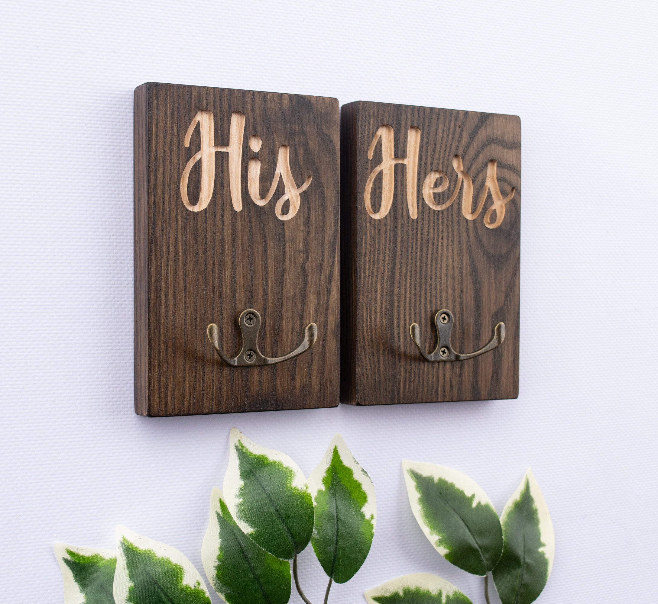 His Hers Towel Hook Etsy UK