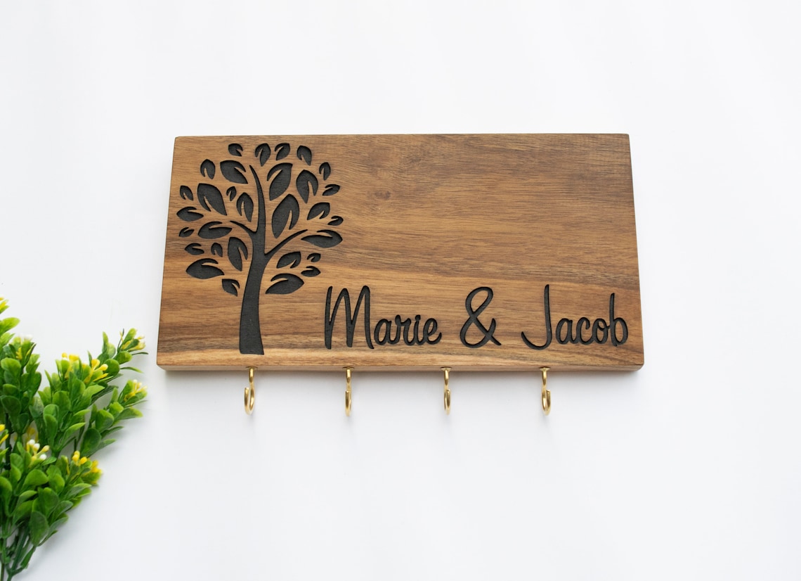 Personalized Key Holder Wall Key Holder Key Holder for Wall Etsy Canada