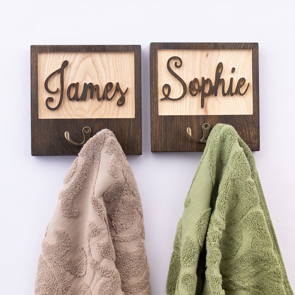 Kids Bathroom Hooks - Etsy
