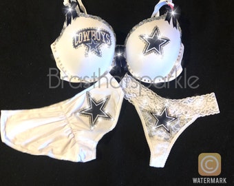 dallas cowboys bra and underwear