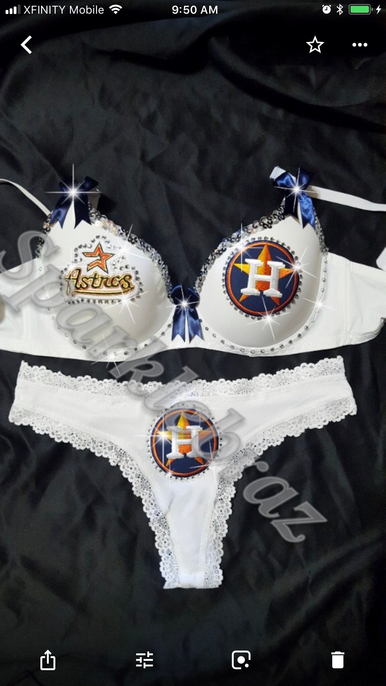 Houston Astros Bra Set-Houston Astros for women-Houston Astros | Etsy