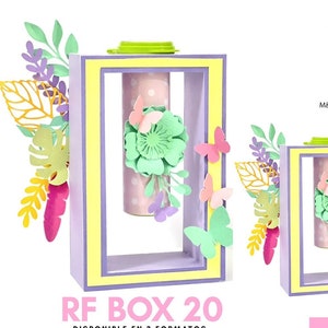 RF BOX 20 - Mm Template Box - M&M Box - Does NOT include photo design - Blank template - Svg - pdf - studio