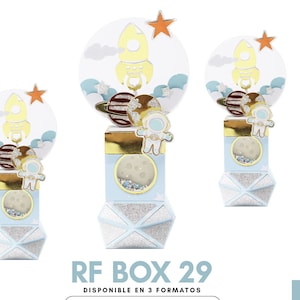 RF BOX 29 - Template box - Does NOT include photo design - Blank template - Svg - Pdf - Studio