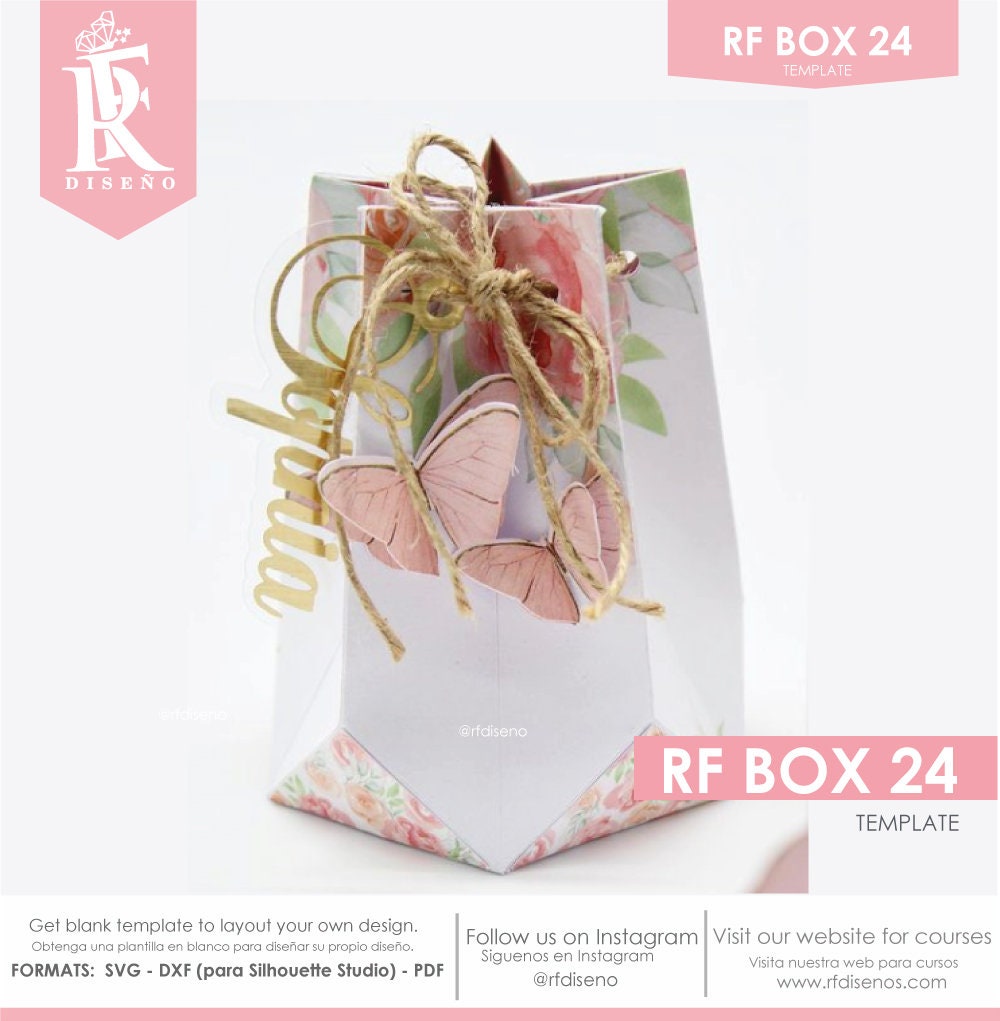 RF BOX 24- Template Digital Box - No incluye el diseño de la foto. Do…