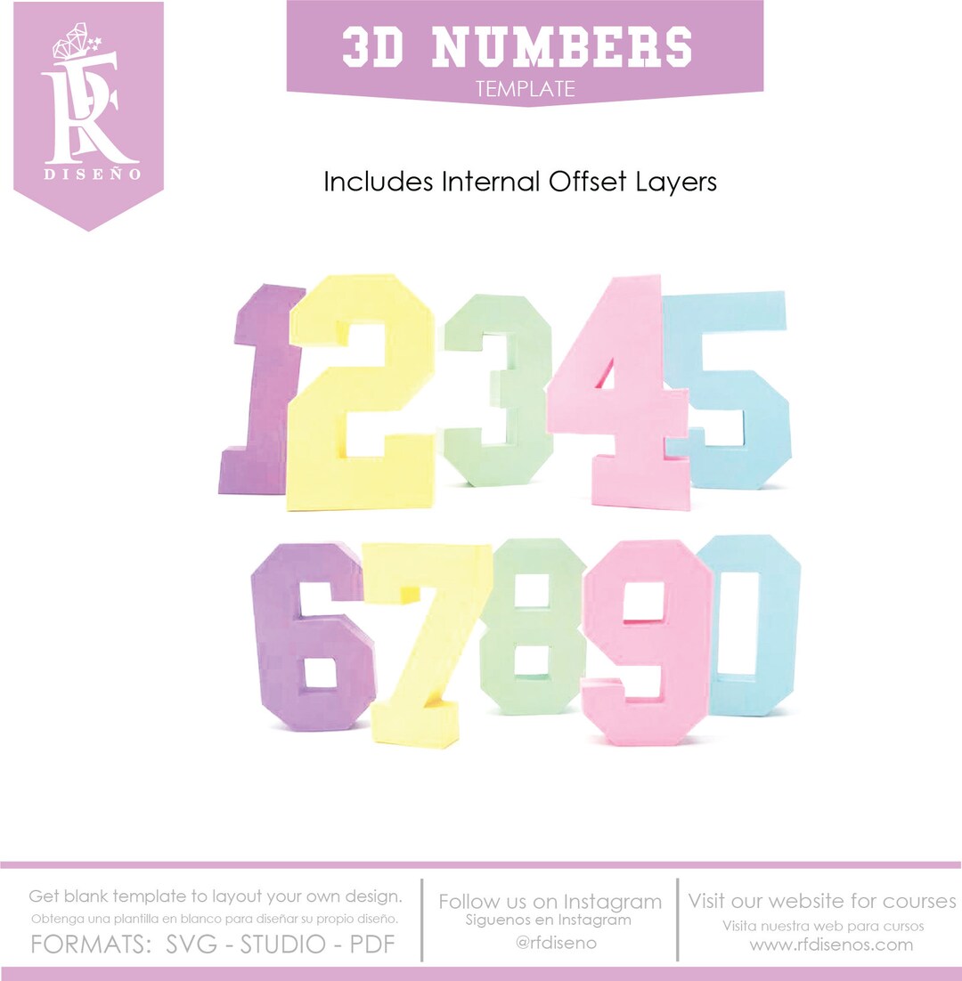 Papercraft Numbers This item is unavailable - Etsy