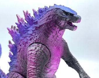 King of the Monsters  - Godzilla OOAK Custom Soft Vinyl Sofubi Figure Gojira