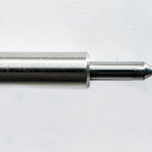 May include: A silver metal tool with a pointed tip, designed for crafting and DIY projects.