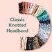 NEW PRINTS Headbands for Women Twisted Headband - Knotted Headband - Stretchy Headband - Nursing Headband - Headbands with buttons for free. 