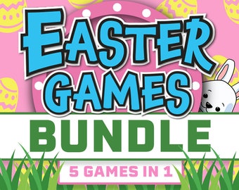 Easter Games Bundle || Easter Party Game Bundle || Games for Easter || Easter Games for Zoom || Virtual Easter Party Game | Kids Easter Game