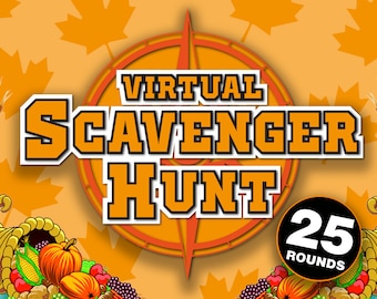 Virtual Scavenger Hunt Thanksgiving || Thanksgiving Party Game || Games for Thanksgiving || Thanksgiving Games for Kids || Thanksgiving Game