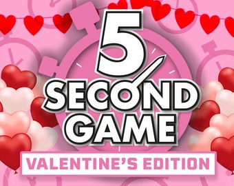 Valentines Day 5 Second Game || Games for Valentines Day || Valentines Day Games for Zoom || Virtual Valentines Day Party Game