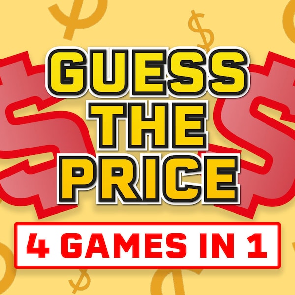 Guess The Price Family Powerpoint Party Game || The Price Is Right Style Game || Mac and PC Compatible || Games for Adults and Kids