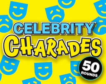 Celebrity Charades Party Game || Charades PowerPoint Game voor Zoom || Virtuele quizavond || Party games voor kinderen|| Spelletjes voor volwassenen