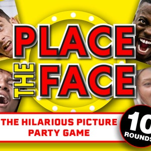 Place The Face Virtual PowerPoint Quiz Game || Picture Game for Zoom || Party Game for Kids and Family