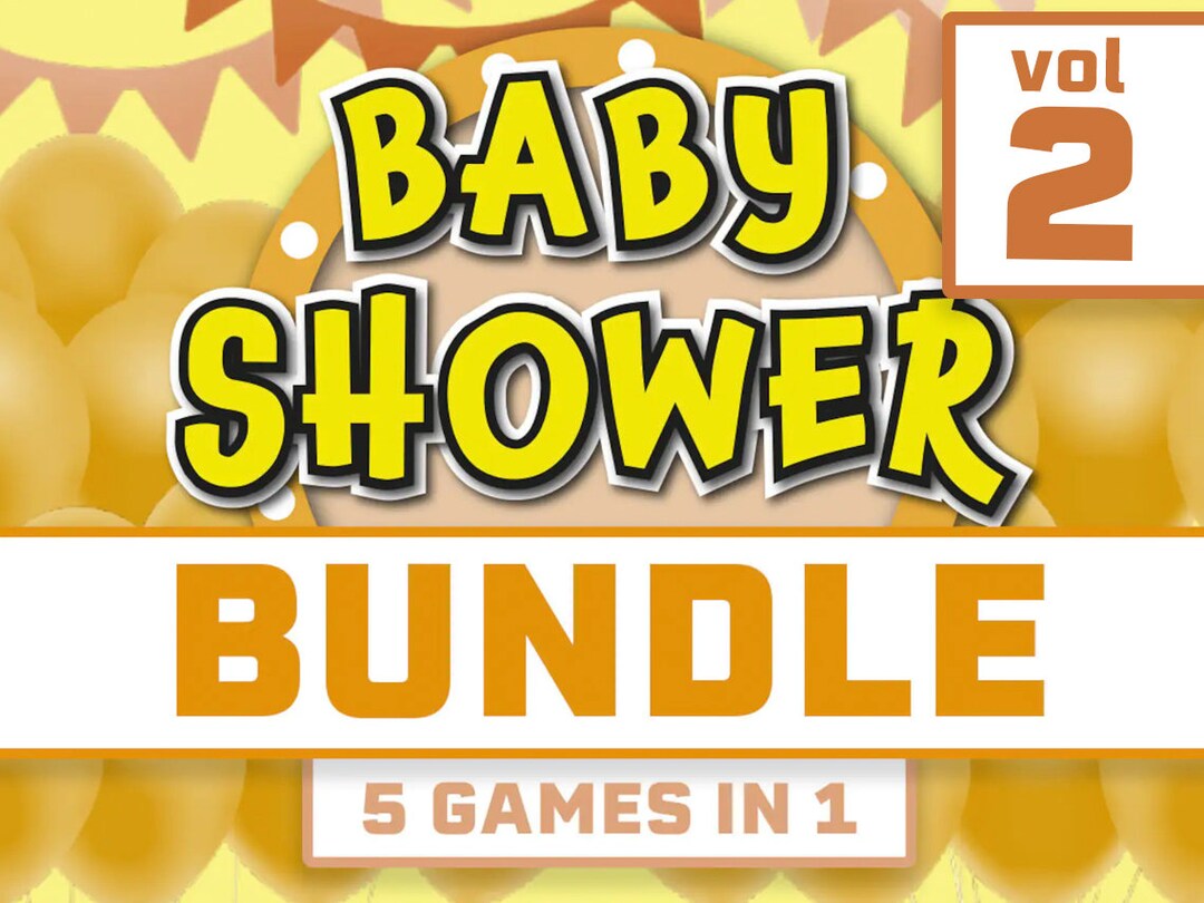 Baby Shower Bundle Virtual Baby Shower Games for Zoom Virtual Quiz Game