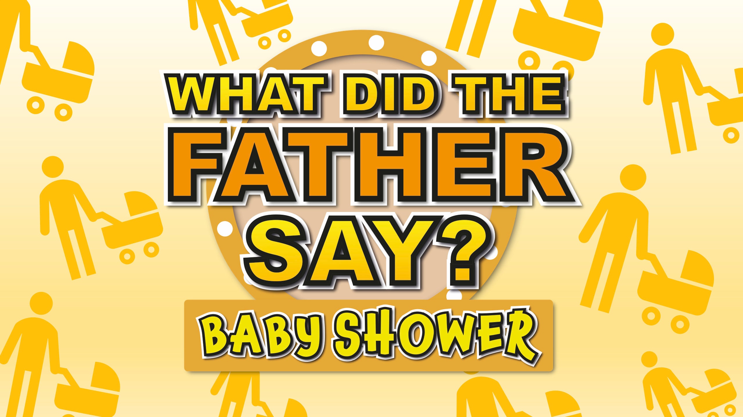 What Did the Father Say Virtual Baby Shower Games for Zoom Etsy