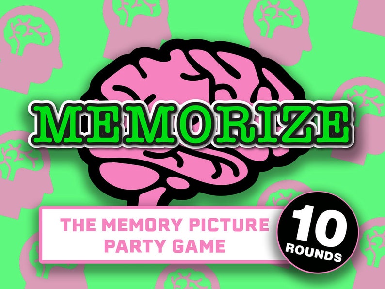 Memorize Picture Memory Games Powerpoint Games for Zoom Etsy