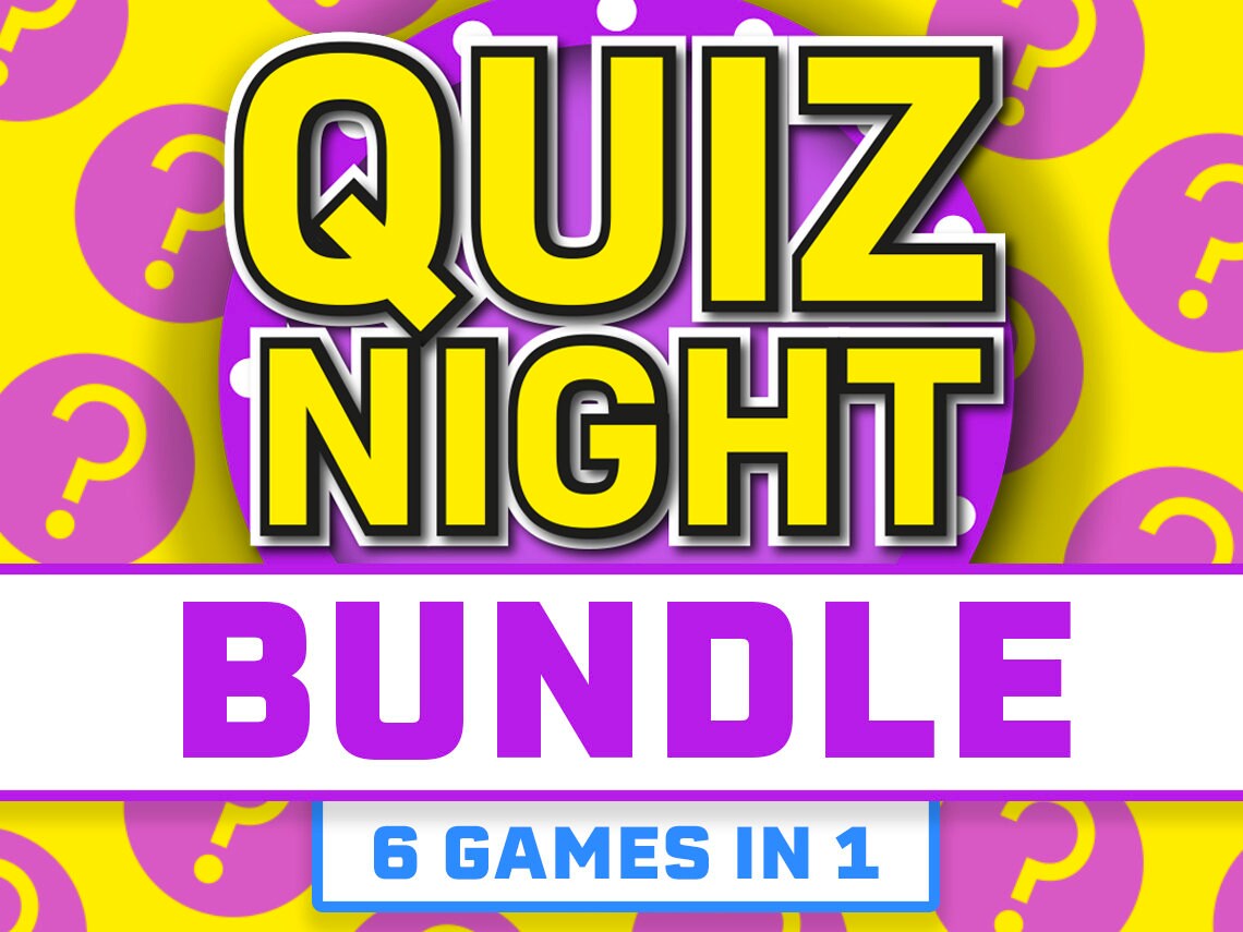 Quiz Night Bundle Games Night Bundle Powerpoint Quiz Etsy UK